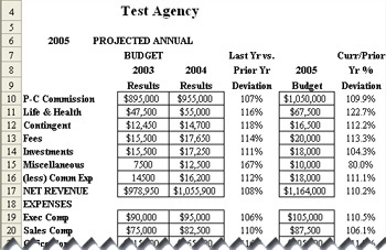 Agency Budgeter - Annual Budget and Forcast